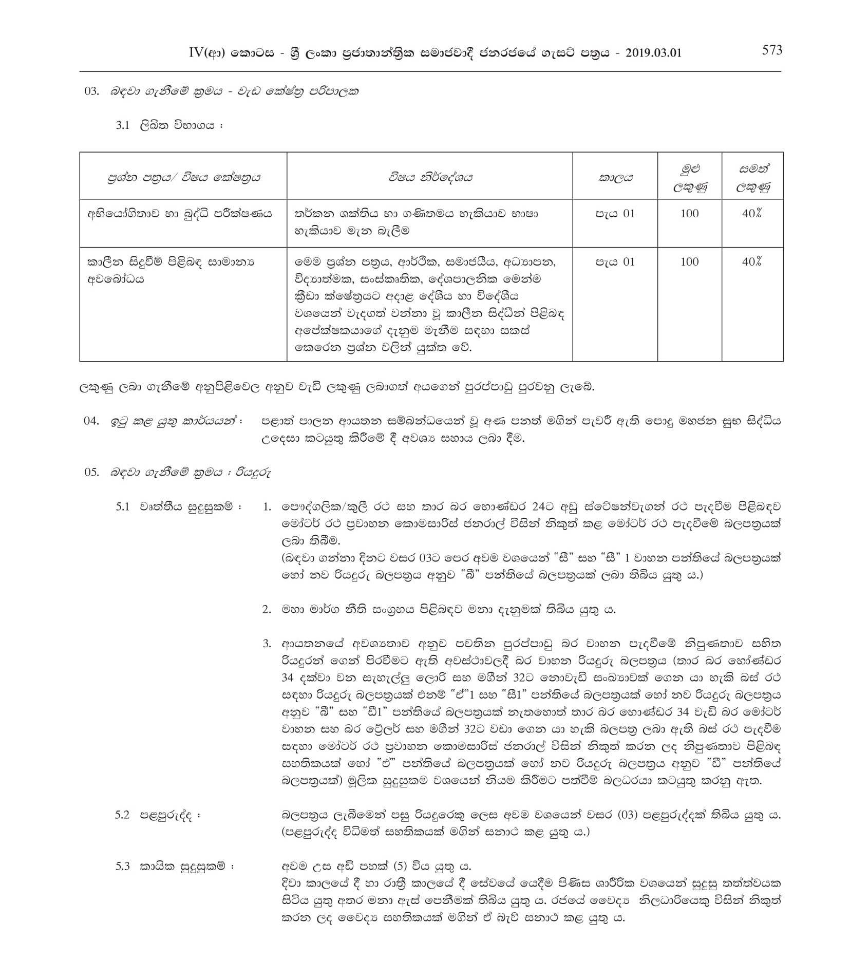 Work Field Supervisor, Driver, Work Field Labor - Palindanuwara Pradeshiya Sabha 